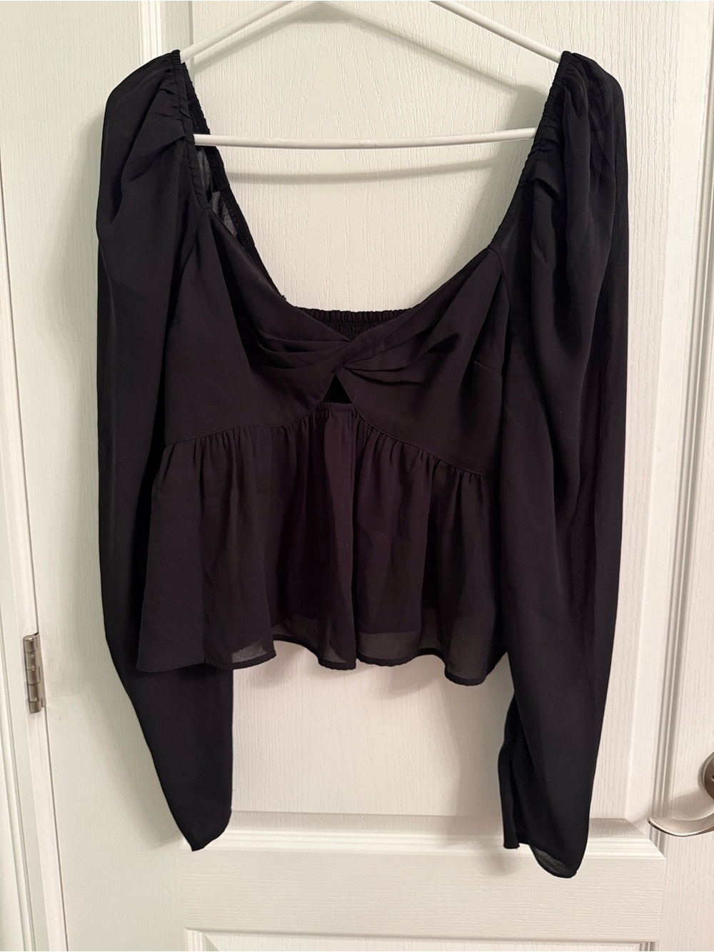 A&F Twist front blouse